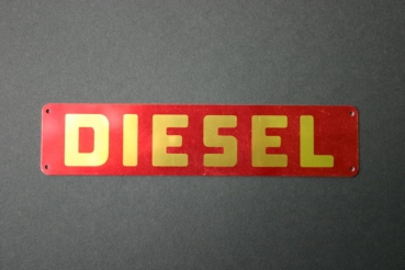 Holder Schild Diesel